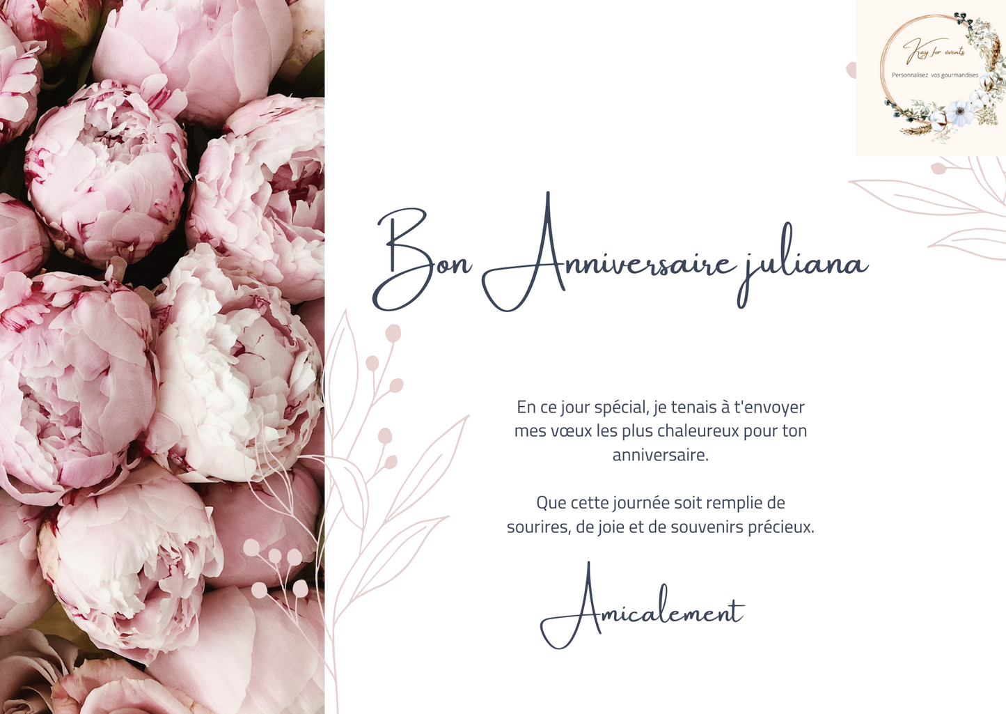 Carte anniversaire