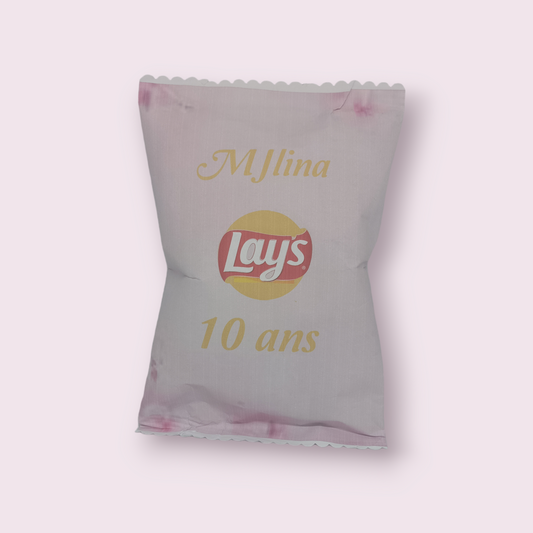 Vos gourmandises personnalisé chips Lay's x4